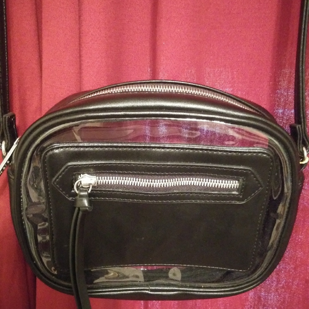 BCBG see through NWOT bag
